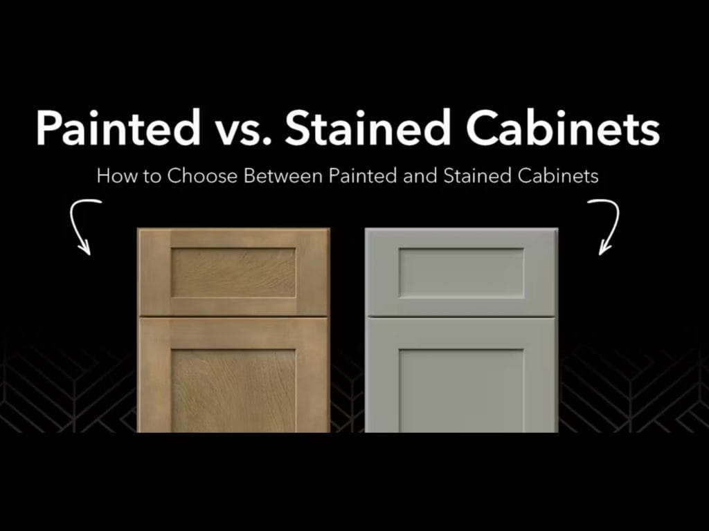 Painted vs Stained Cabinets